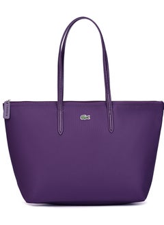 LACOSTE Lacoste Women's Large Shoulder Bag Purple Tote Bag Women's Lacoste Crossbody Bag  - Image 1