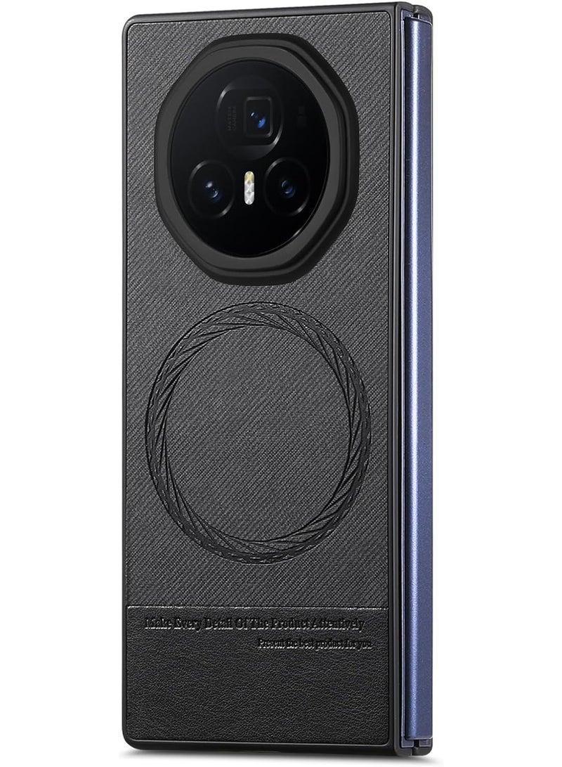 VKL Magnetic Case Compatible with Honor Magic V5 2025, [Support Wireless Charging] Full Package Anti-drop & Anti-fingerprint Protective Cover for Honor Magic V5 (Black) - Image 1