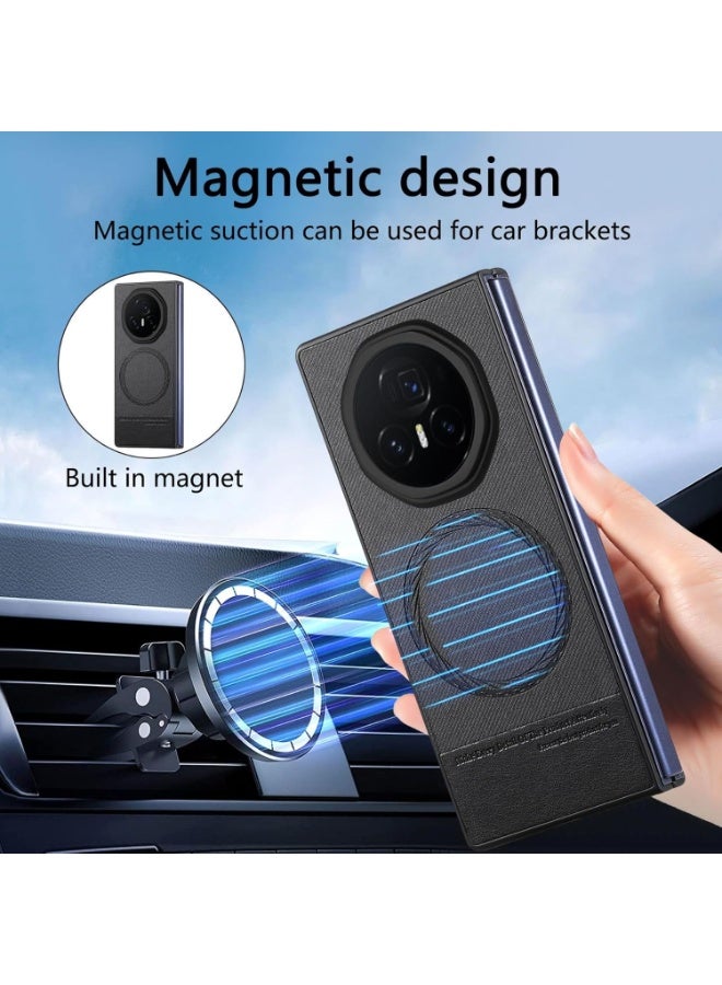 VKL Magnetic Case Compatible with Honor Magic V5 2025, [Support Wireless Charging] Full Package Anti-drop & Anti-fingerprint Protective Cover for Honor Magic V5 (Black) - Image 4