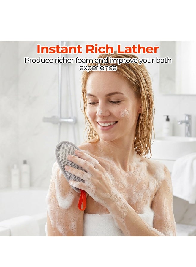 2Pcs Double Layer Mesh Soap Bag Exfoliating Foaming Soap Saver Shower Tool - Image 5