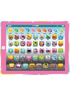 Generic Kids Tablet Learning Pad Toddler Tablet with ABC Word Song Music Number Electronic Interactive Toy for Educational Preschool Boys & Girls 3 4 5 Years Old  - Image 1