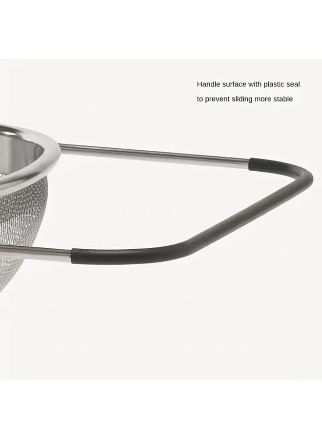 Collapsible Stainless Steel Drain Basket With Two Compartments For Kitchen Sink - Image 5