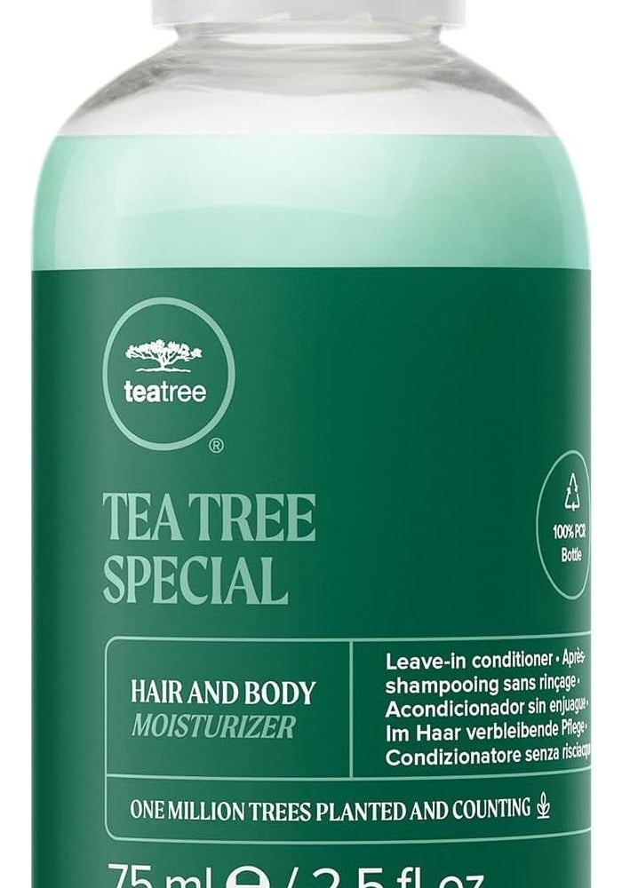 Tea Tree Special Hair and Body Moisturizer - Leave-In Conditioner, Body Lotion, After-Shave Cream for All Hair and Skin Types, 75ml - Image 1