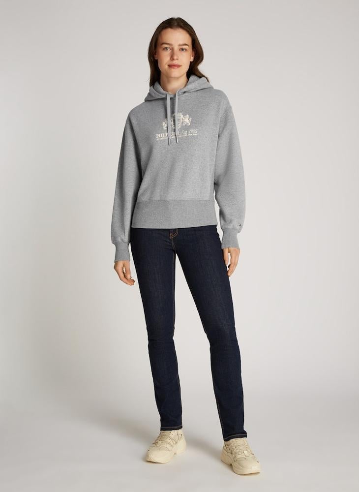 TOMMY HILFIGER Graphic Drawstring Hoodie  - Image 4
