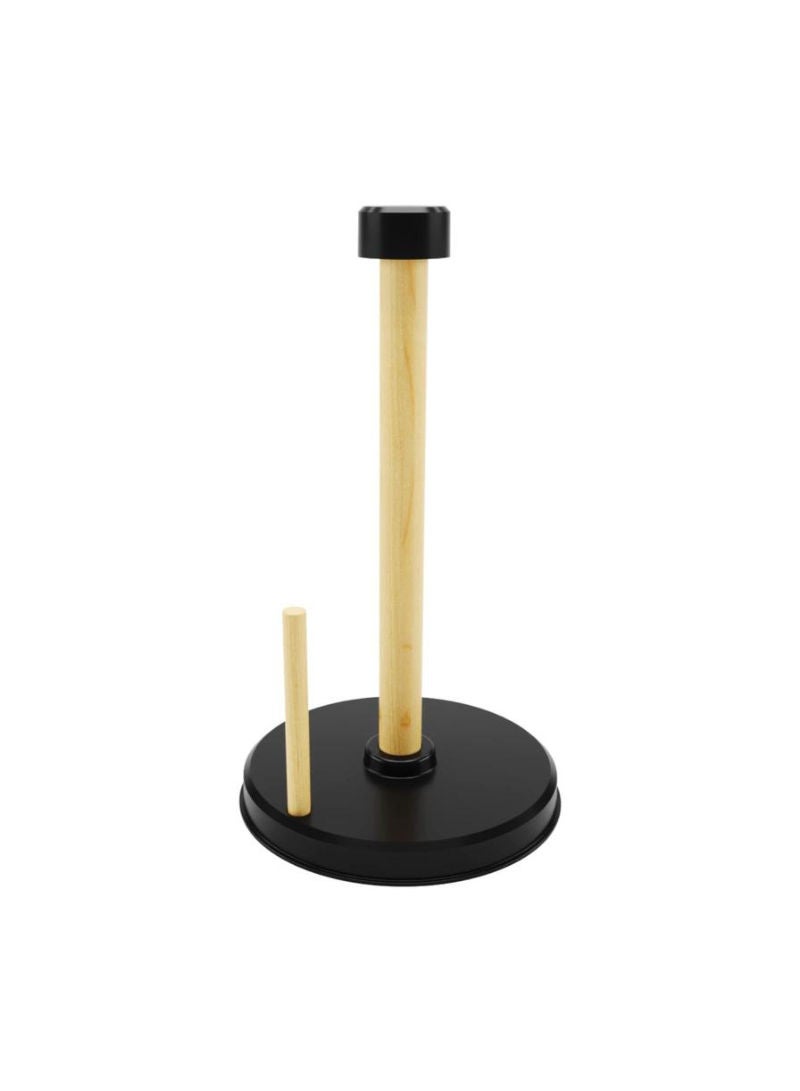 SEOWOOD Pinewood Paper Towel Holder 15 5 x 30 x 15 5 cm