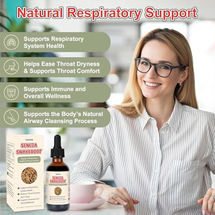 provspro Seneca Root Extract Alcohol-Free Liquid, Supports Respiratory Health and Throat Comfort, Polygala Senega Root Natural Herbal Glycerin Based Supplement, Clean Ingredient 2 fl oz - Image 2
