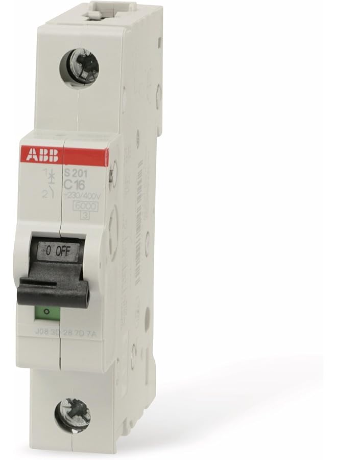 Abb Miniature Circuit Breakers Mcb | Sh201 Series 6Ka Single Pole Breaker | Made In Germany (16A Mcb)