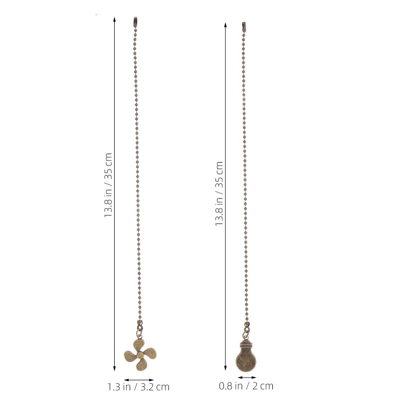 Classic Pull Chain for Fans, Decorative Extender with Minimalist Design for Home Accents - Image 2