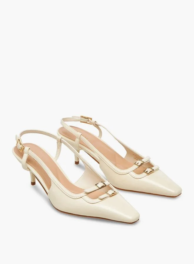 Celeste Women Kitten Heel Pointed Toe Shoes