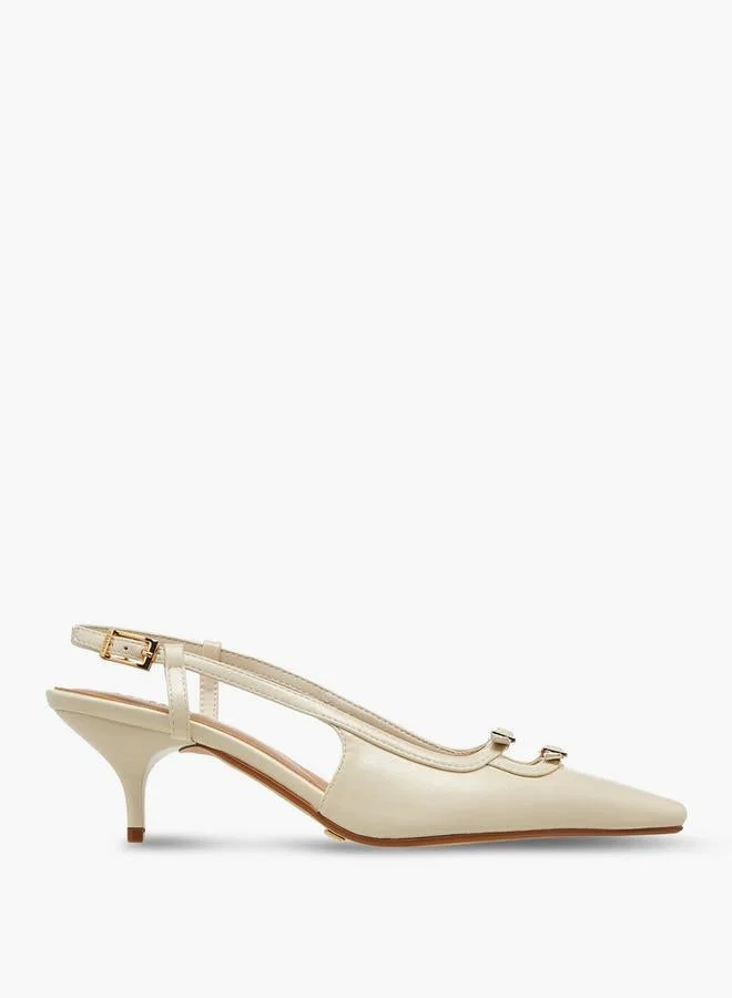 Celeste Women Kitten Heel Pointed Toe Shoes