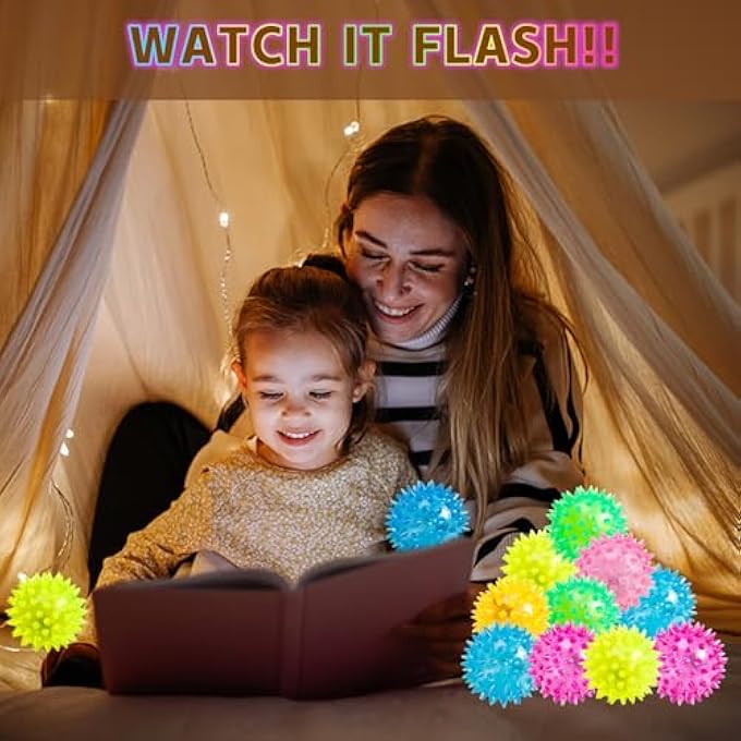 Dyrfolm Blinking Spiky Bouncy Ball 2.16inch - Image 5