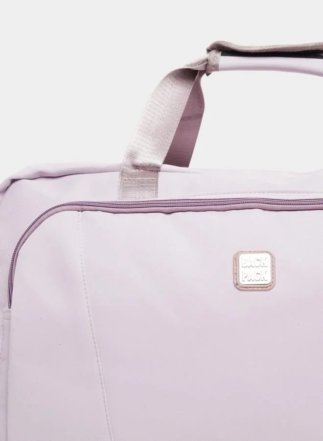 Styli Styli Patch Detail Gym Bag with External Pockets