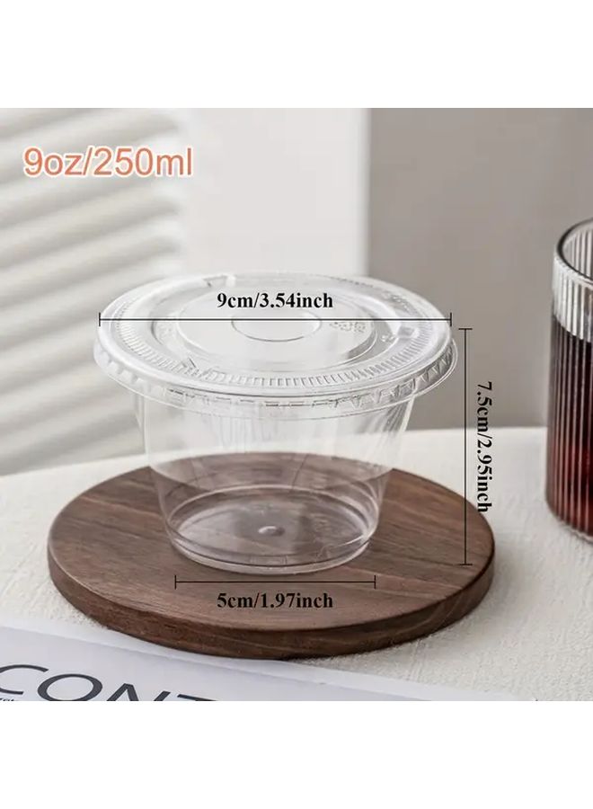 50 Pcs 250ml Leakproof Stackable Food Storage Containers With Lids For Meal Prep Fridge Freezer - Image 3