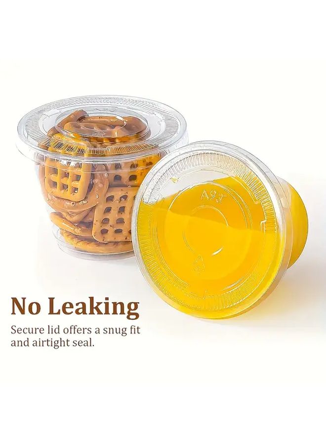 50 Pcs 250ml Leakproof Stackable Food Storage Containers With Lids For Meal Prep Fridge Freezer - Image 4