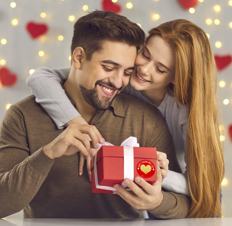SICOHOME Happy Valentine's Day Stickers - 72Pcs 1.5" Valentine's Day Envelope Seals from Gifts Labels Stickers, Heart Stickers Valentine Gift Party Favor Envelope Seals Sticker, Self-Adhesive - Image 5