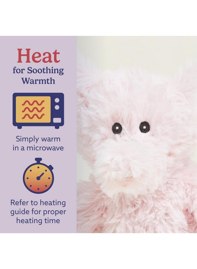 warmies Junior Microwavable & Weighted Stuffed Animals, Pink Elephant - Heated Stuffed Animal Plushie for Warmth & Comfort - Cute Soft Plush Toys for Adults & Children (Boys, Girls, Babies & Toddlers) - Image 4