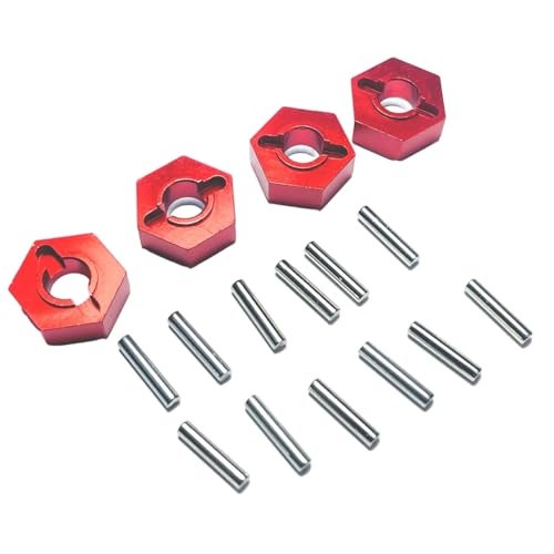ZDingTech 16440 Upgrade Metal Wheel Hex pins M20101 Hub Adapter for MJX Hyper Go H16BM H16GT,14301 14302 Parts,12mm Hex Pins for MJX 16207 16208 16209 16210 14301 Upgrade Parts H14BM 14209 14210 - Image 5