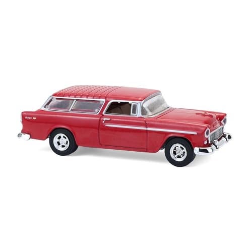 Greenlight Collectibles 37330A 164 Scale BarrettJackson Series 16 1955 Chevy Nomad Custom Wagon Palm Beach 2022 - Image 5