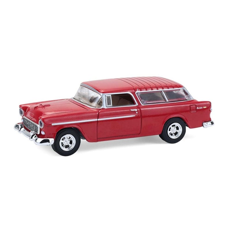 Greenlight Collectibles 37330A 164 Scale BarrettJackson Series 16 1955 Chevy Nomad Custom Wagon Palm Beach 2022 - Image 3