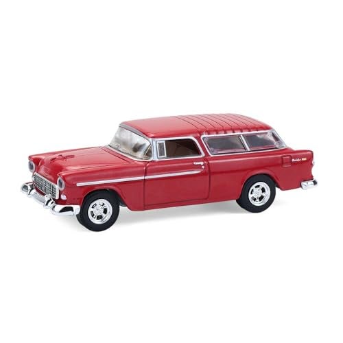 Greenlight Collectibles 37330A 164 Scale BarrettJackson Series 16 1955 Chevy Nomad Custom Wagon Palm Beach 2022 - Image 1