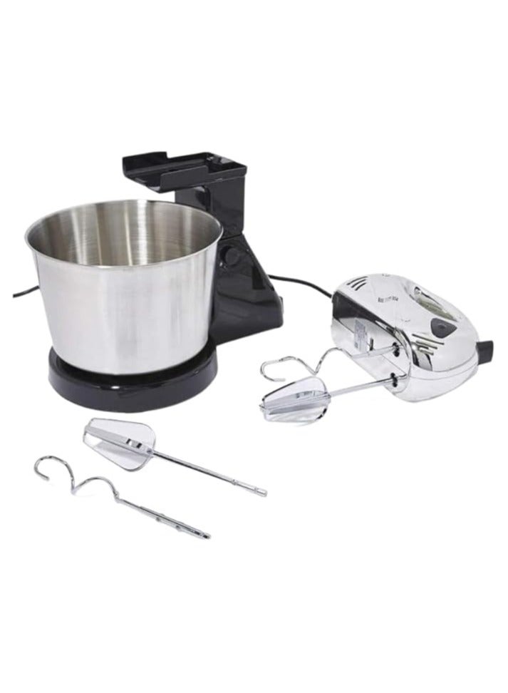 MEBASHI 7-Speed Stainless Steel Bowl Mixer with One-Touch Beater Ejection – 2L Capacity(BWM1602SS)(150W) - Image 2