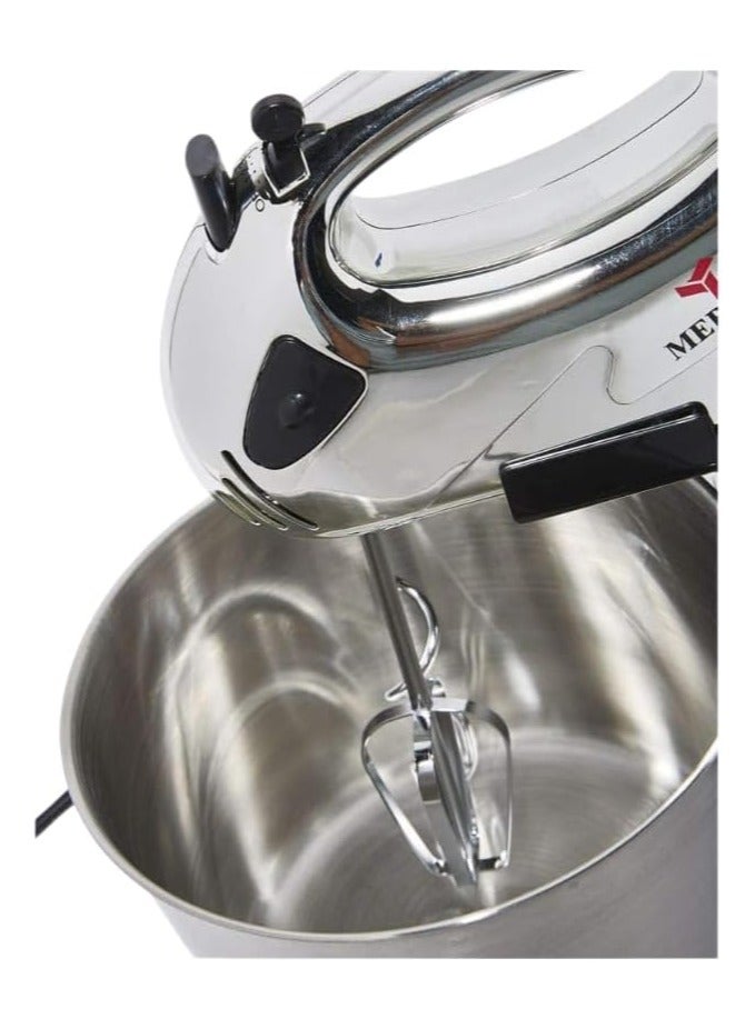 MEBASHI 7-Speed Stainless Steel Bowl Mixer with One-Touch Beater Ejection – 2L Capacity(BWM1602SS)(150W) - Image 3