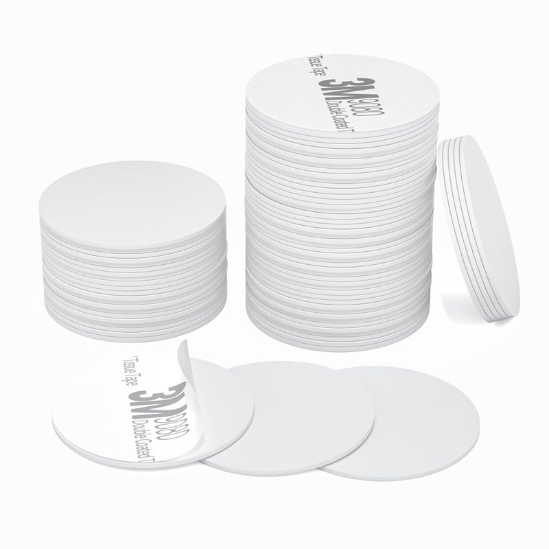 Timeskey NFC 20 Pcs NFC Tags Sticker 25mm NFC Stickers Programmable NFC Coins NTAG215 NFC Chip Home Assistant NFC Tags with Adhesive Back, Compatible with TagMo and NFC Enabled Devices - Image 1