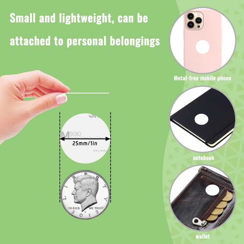 Timeskey NFC 20 Pcs NFC Tags Sticker 25mm NFC Stickers Programmable NFC Coins NTAG215 NFC Chip Home Assistant NFC Tags with Adhesive Back, Compatible with TagMo and NFC Enabled Devices - Image 4