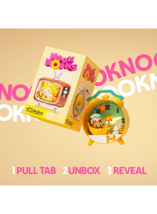 زورو ZURU STARBOX Nook Nooks (السلسلة 1): صندوق مفاجآت يحتوي على مجسمات حيوانات صغيرة قابلة للجمع، مع مشاهد ذات طابع خاص وإكسسوارات مفاجئة؛ لعبة مناسبة للأعمار من 3 سنوات فما فوق. - Image 4