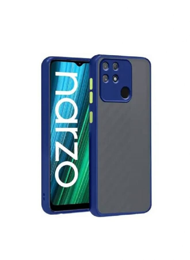PROMASS Matte Case With Slide Camera Cover Slim Protective Case For Iphone 12 Pro Max Blue  - Image 1
