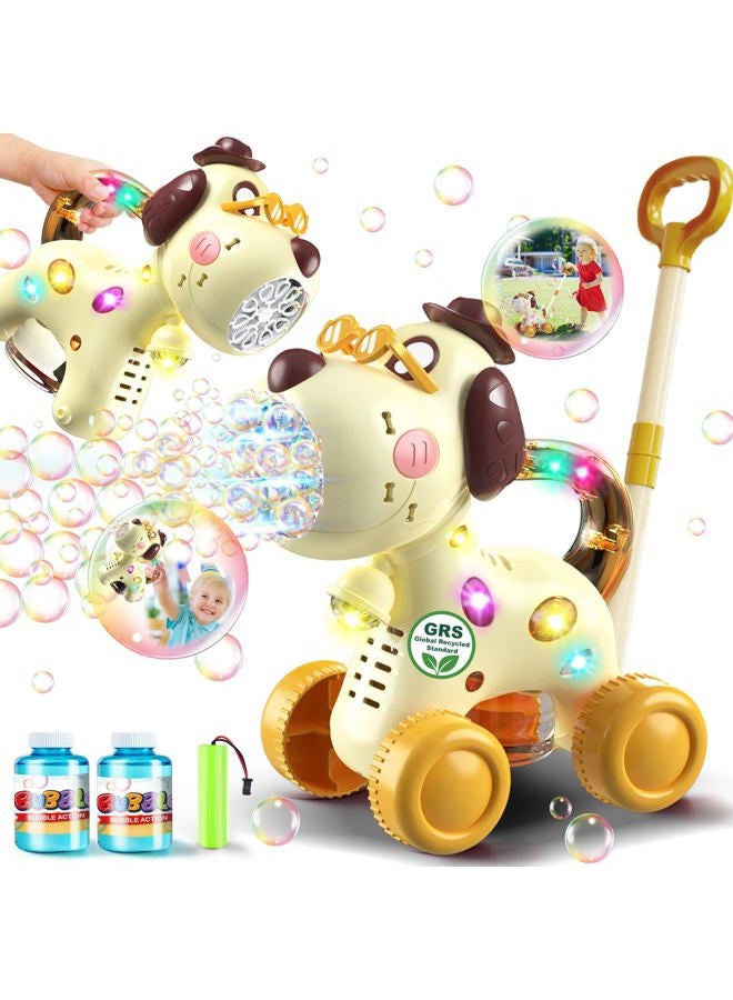 Nicmore Automatic Bubble Machine for Toddlers: Portable Dog Bubble Maker Blower Toys for 3 4 5 6 Year Old Boy Girl Kids Outdoor Toys for Easter Party Birthday - Image 1