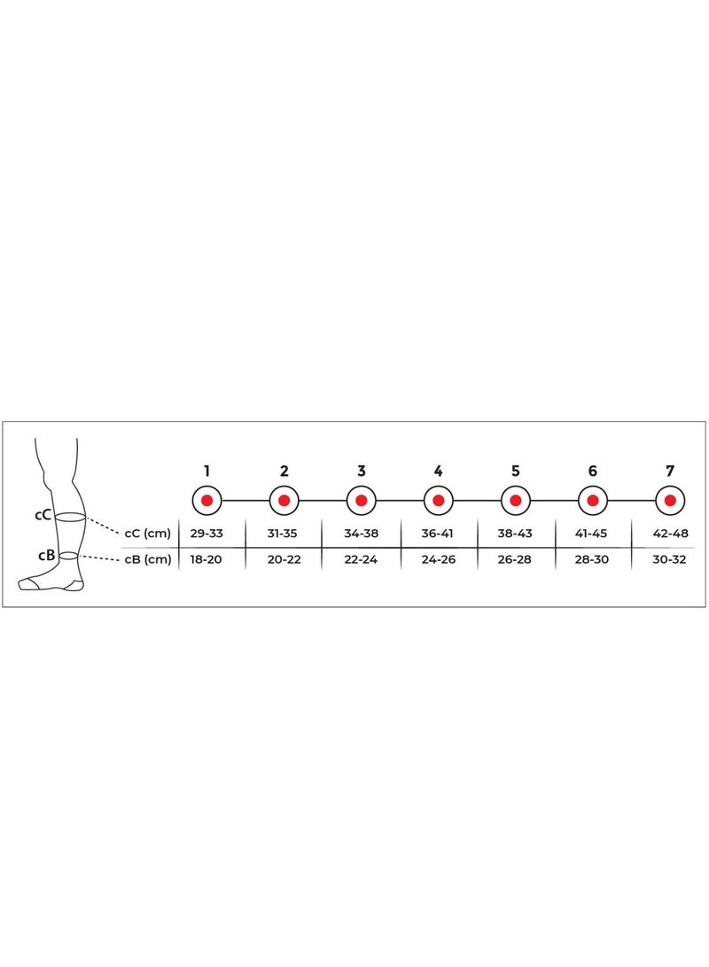 VARITEKS Knee High Varicose Stocking (Closed Toe) - Image 2