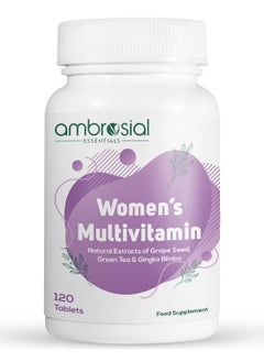 Women's Multivitamin With Natural Extracts of Grape Seed Pack Of 1-120 Tablets - pzsku/ZDE58F81E0233393E75ADZ/45/_/1726058451/47e8b8cd-a1dc-4b9a-8431-60e627cc447a