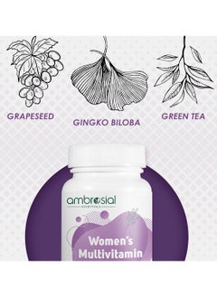 Women's Multivitamin With Natural Extracts of Grape Seed Pack Of 1-120 Tablets - pzsku/ZDE58F81E0233393E75ADZ/45/_/1726058468/7f3e7c7b-21e0-4bd8-959e-ff5de1f34915