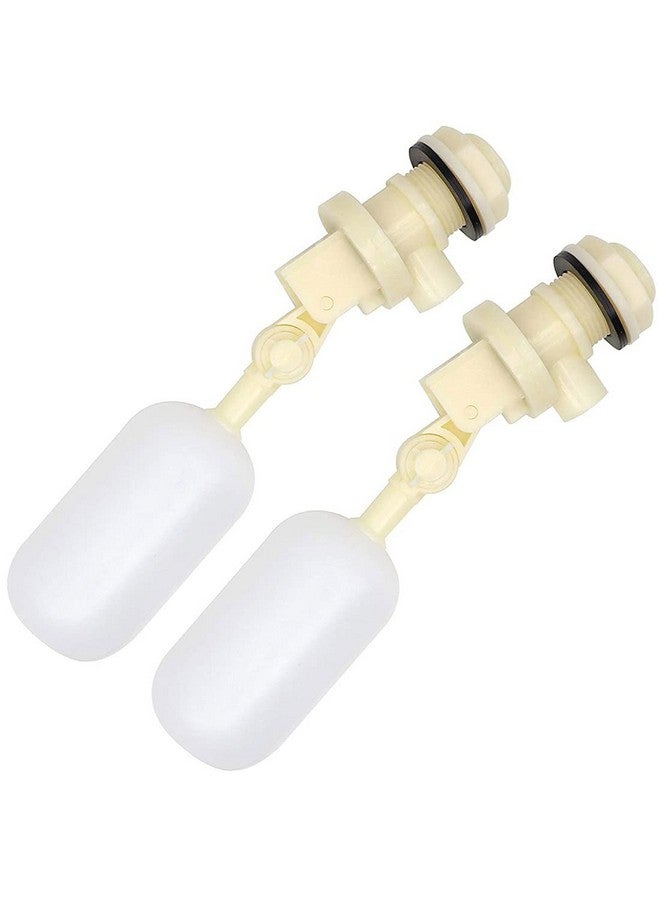 ALLRI Float Valve 1/2" Shut Off Plastic Water Float Valve, Stable Water Float Ball Valve for Horse Cattle Goat Sheep Pig Dog Farm Supplies 2 Pack - Image 1