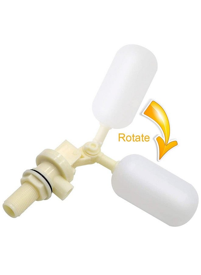 ALLRI Float Valve 1/2" Shut Off Plastic Water Float Valve, Stable Water Float Ball Valve for Horse Cattle Goat Sheep Pig Dog Farm Supplies 2 Pack - Image 2