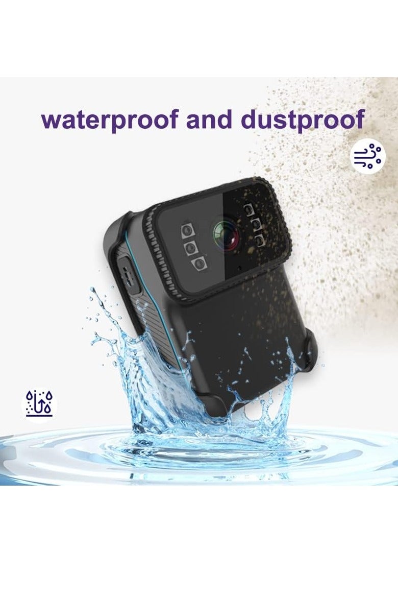 Generic Body Camera, Waterproof And Dustproof Body Camcorder, Multifunctional Durable Video Recording Camera, Personal Mini Body Cam For Enforcement, Riding, Delivery, Daily Use, (1pc, Black) - Image 2