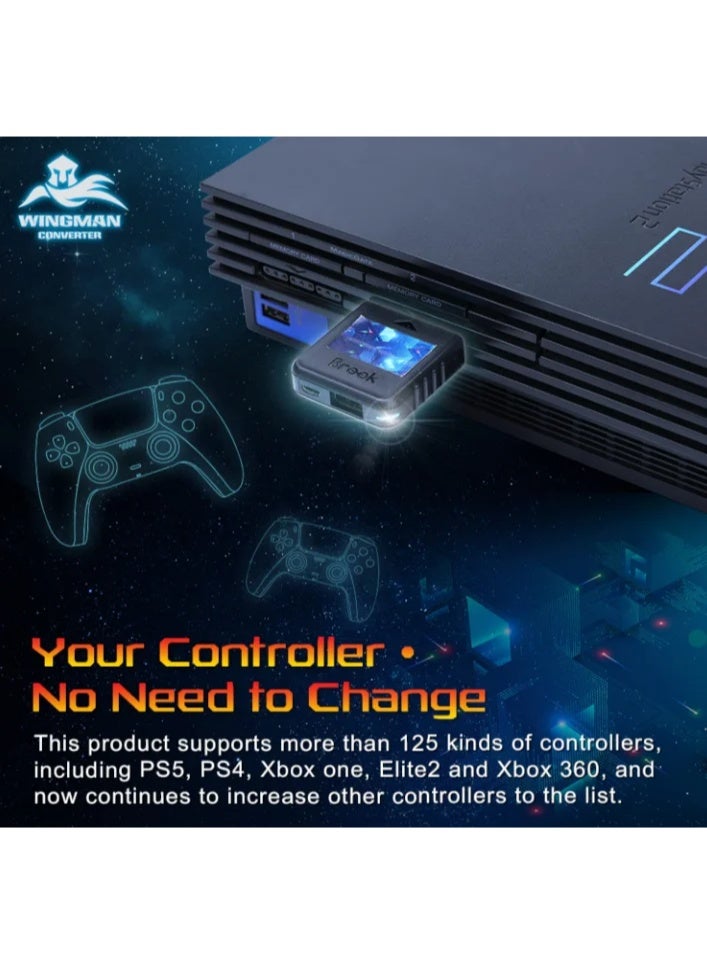 General Brook Wingman PS2 Converter is here! Compatible with Xbox/PS5/Switch Pro controllers, easily connect to PS2/PS  - Image 5