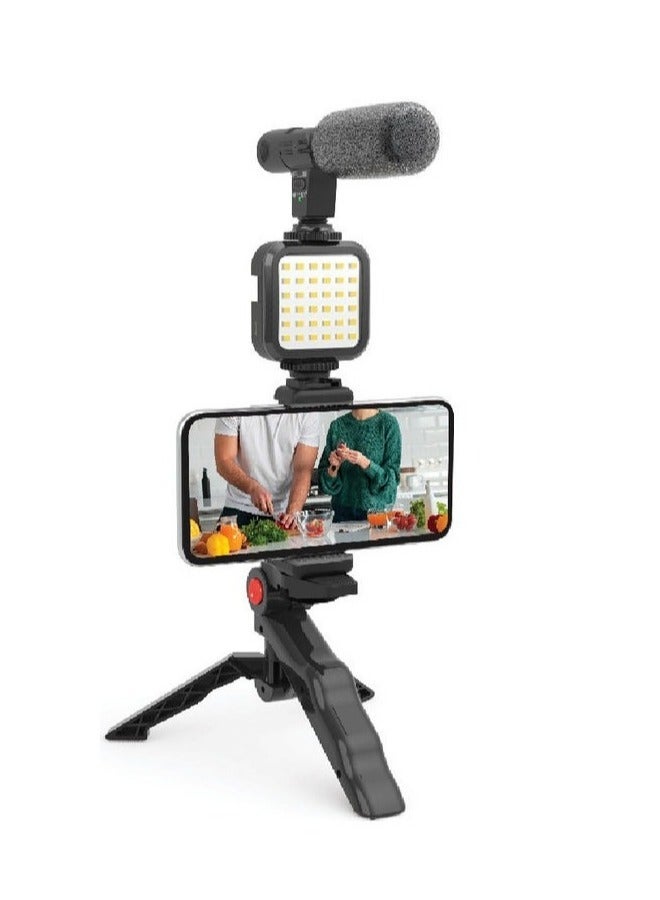 Smartphone Vlogging Kit With Tripod Stand - Image 1