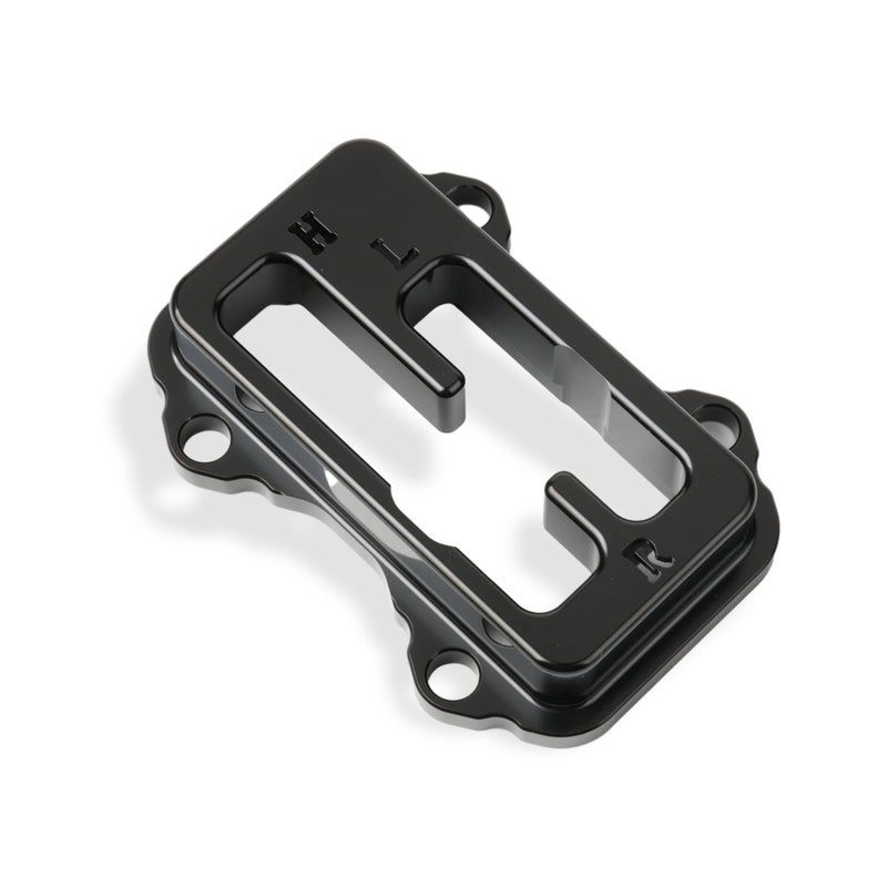 Jetuplusllc Shifter Gate for Kawasaki KRX 1000KRX 10004 Black Anodized Shift Gate 6061 T6 Aluminum - Image 2