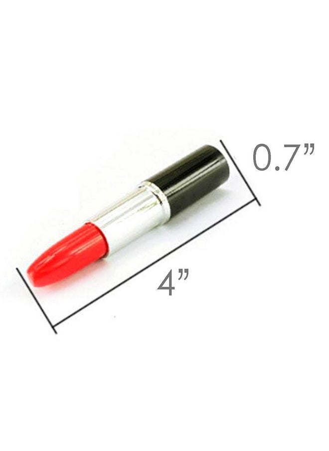 DomeStar Lipstick Shape Pen 24 Pcs Creative Ballpoint Writing Pens Multicolor Lipstick Cute Ball Pen Novelty Office Stationery Students Children Gift  - Image 4