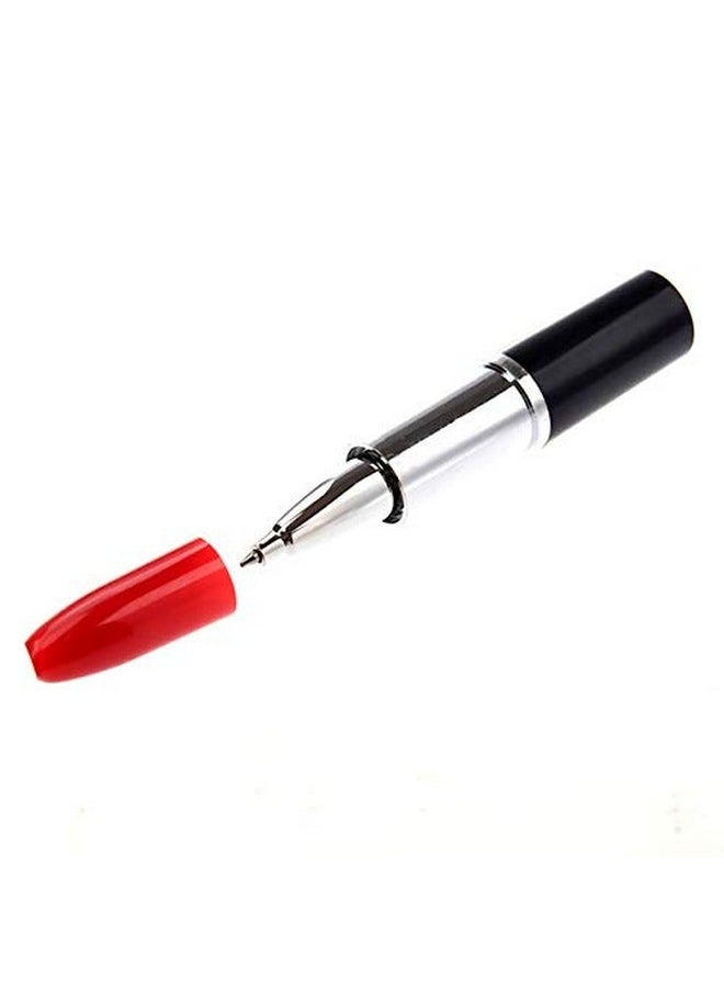 DomeStar Lipstick Shape Pen 24 Pcs Creative Ballpoint Writing Pens Multicolor Lipstick Cute Ball Pen Novelty Office Stationery Students Children Gift  - Image 3