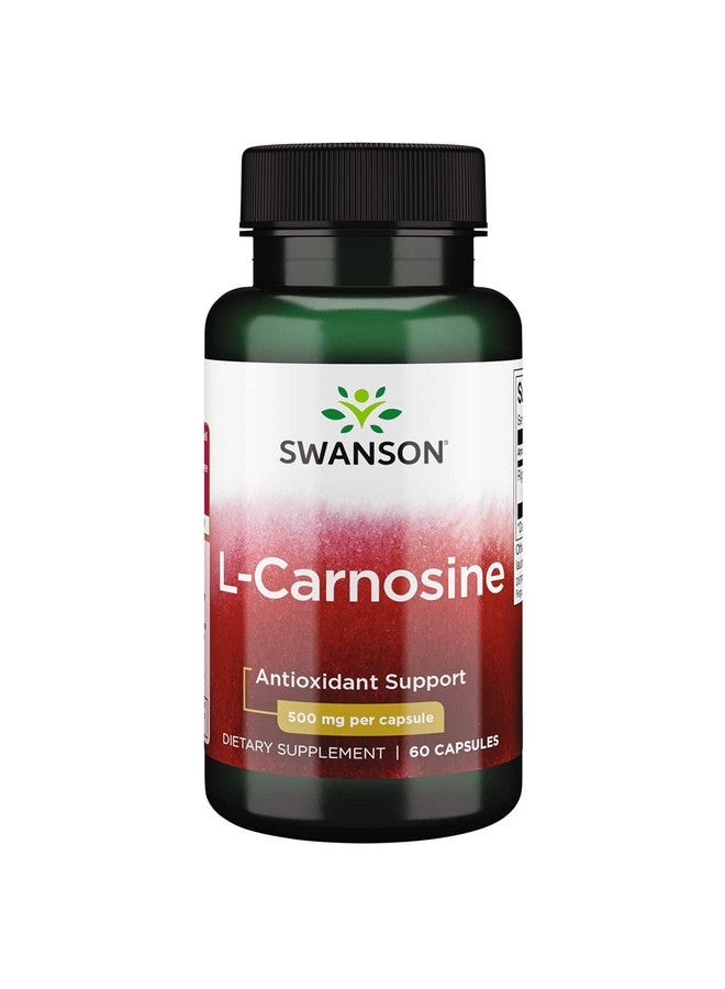 Swanson Ultra L-CARNOSINE 500MG 60 CAPS - Image 1