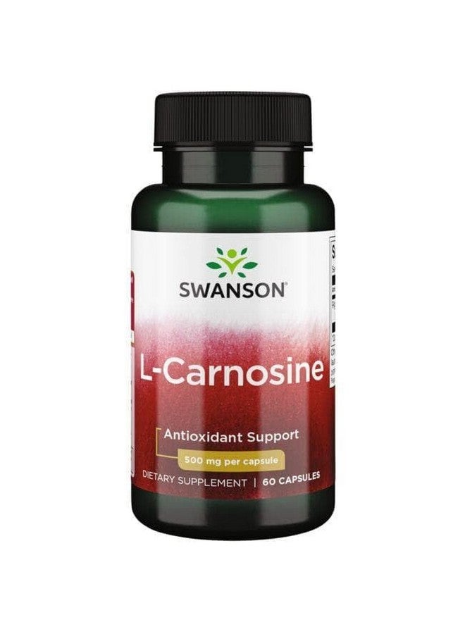 Swanson Ultra L-CARNOSINE 500MG 60 CAPS - Image 4