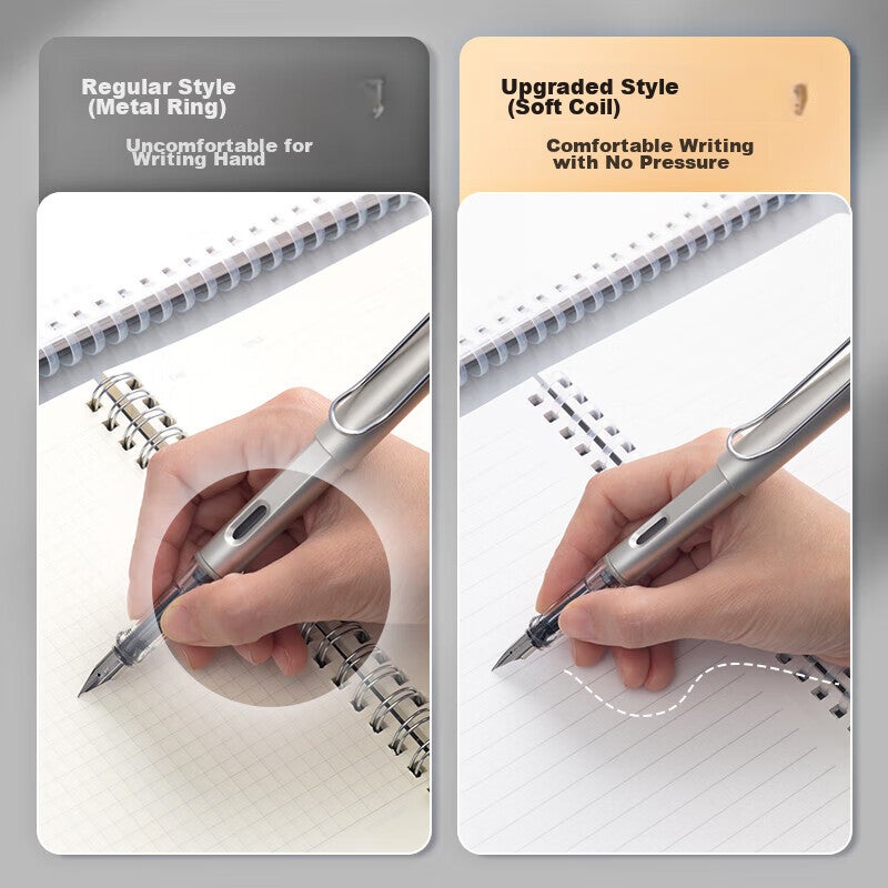 M & G قرطاسية A5 دفتر, تصميم أنيق وبسيط, دوامة ملزمة لينة, تصحيح خطأ الطالب ومسودة دفتر الملاحظات, ملحق التعلم المحمولة, ورقة حكمت, 1 كتاب XA5847 - Image 5