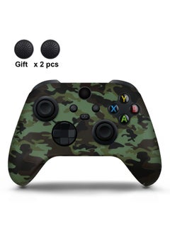Soft Silicone Protective Case Cover for Xbox Series S/X Controller, Non-Slip No Interference Skin Protector Case Full Protection Cover for Xbox Series S/X Wireless Controller with 2 Thumb Grip Caps
