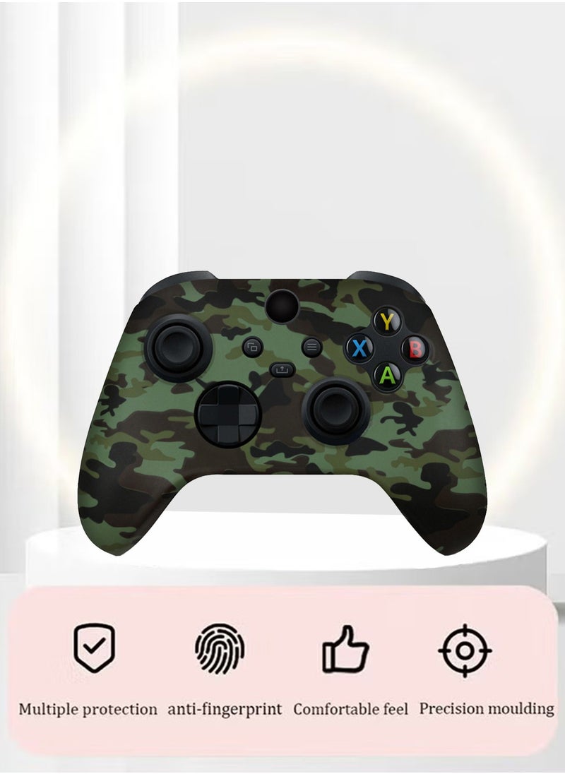 X-level - Soft Silicone Protective Case Cover for Xbox Series S/X Controller, Non-Slip No Interference Skin Protector Case Full Protection Cover for Xbox Series S/X Wireless Controller with 2 Thumb Grip Caps - Image 1