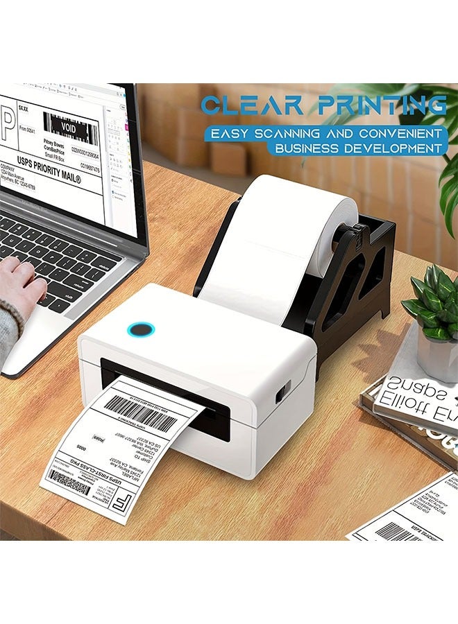 Generic 4x6 Inch Direct Thermal Labels, Thermal Shipping Labels With Perforated, Commercial Grade, For Thermal Printer, 350 Labels 1 Roll 100mm*150mm  - Image 2
