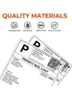 Generic 4x6 Inch Direct Thermal Labels, Thermal Shipping Labels With Perforated, Commercial Grade, For Thermal Printer, 350 Labels 1 Roll 100mm*150mm  - Image 4