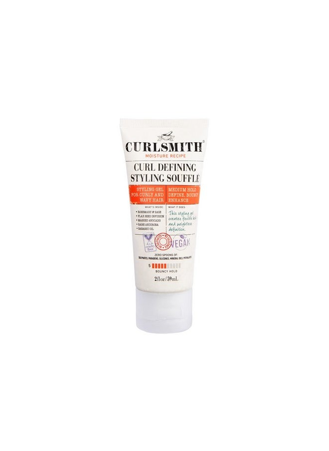 CURLSMITH - Curl Defining Styling Soufflé Vegan Medium Hold Styling Gel For Wavy Curly And Coily Hair (2Oz) - Image 1